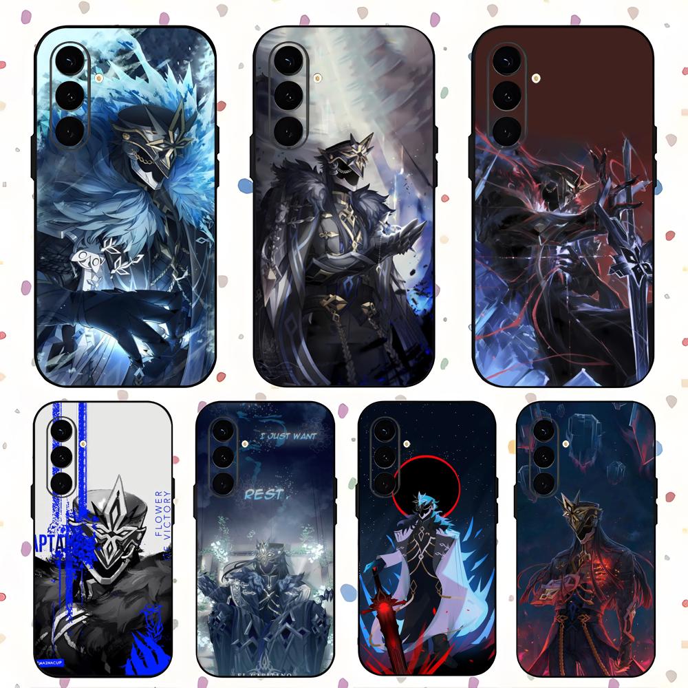 Phone Cases Black - 카피타노 겐신 임팩트 쿨 폰 케이스