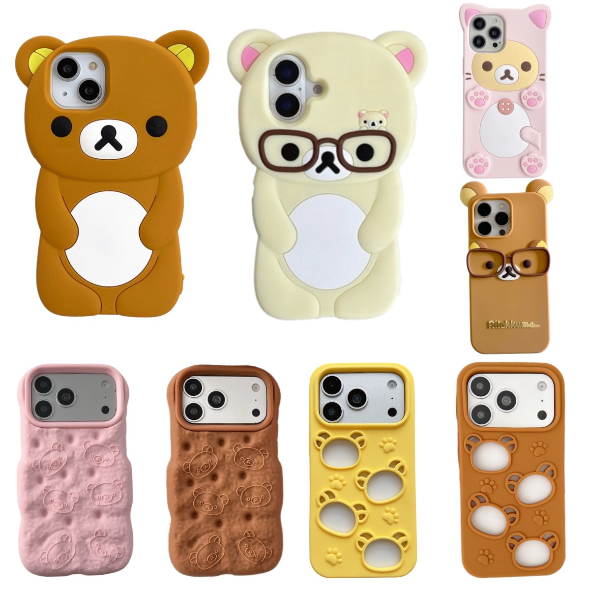 Phone Cases Cute Iphone 13 - 너무 귀여운 3D 만화 테디베어 아이폰