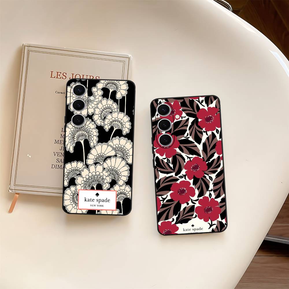 Phone Cases Kate Spade - K-Kate S-Spade 플라워 폰 케이스 삼성