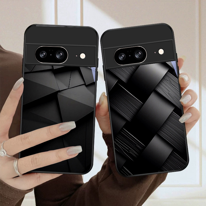 Phone Cases Google Pixel 7 - 다크 기하학적 질감의 구글 픽셀 10