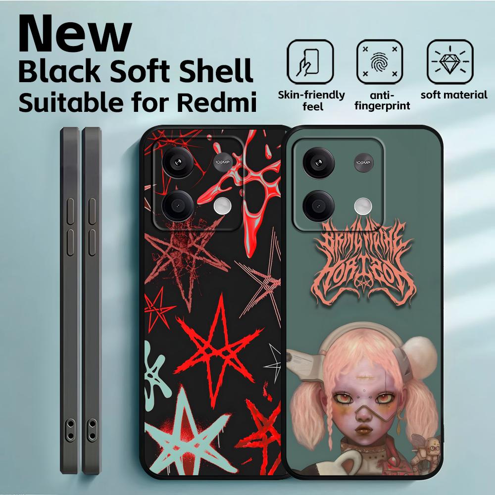 Phone Cases Black - 레드미 노트 14 13 12 11