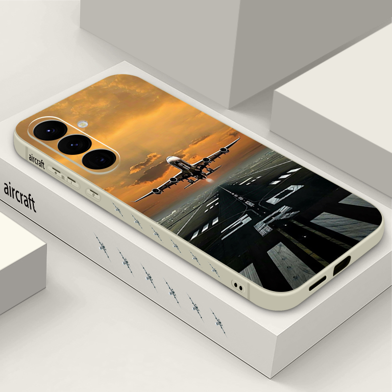 Phone Cases Galaxy A17 - 비행기 프린트 폰 케이스 삼성 갤럭시