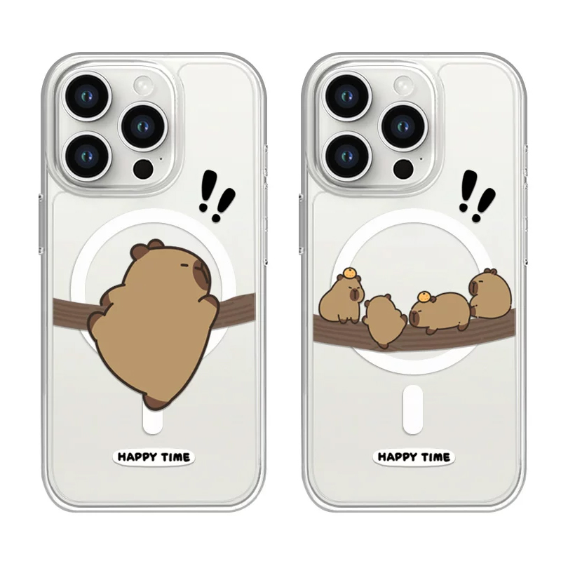 Phone Cases Quirky - 귀엽고 재미있는 나무 위에서 놀고 있는