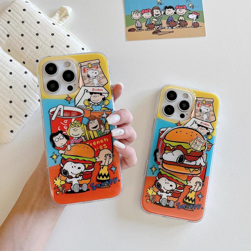 Buy Phone Cases - 스누피 만화 자석식 킥스탠드 폰 케이스