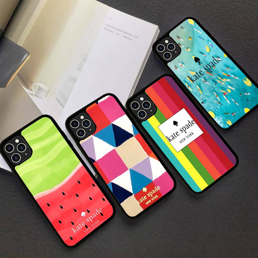 Phone Cases Kate Spade - K-Kate S-Spade PC+TPU 폰 케이스 아이폰