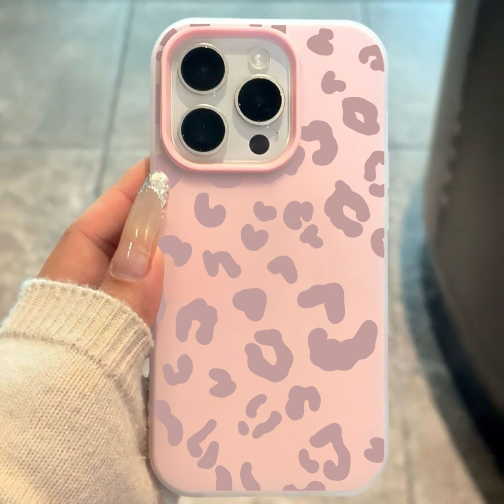 Phone Cases Xiaomi 14T - 레오파드 프린트 캔디 컬러 실리콘 폰