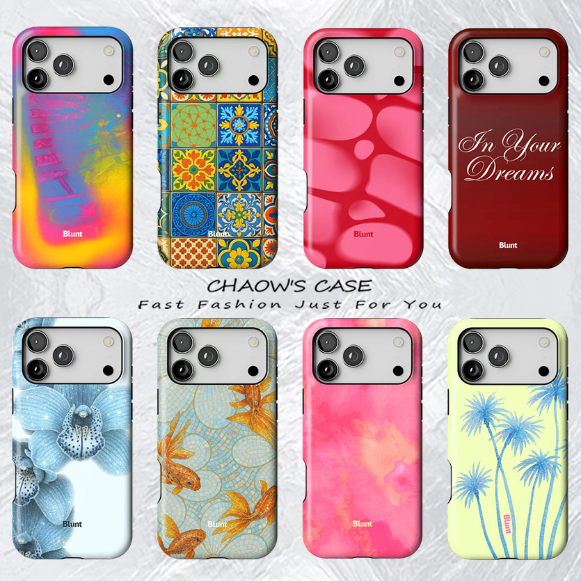 Phone Cases Blunt - 럭셔리 블런트 트로피컬 플로럴 프린트 아이폰