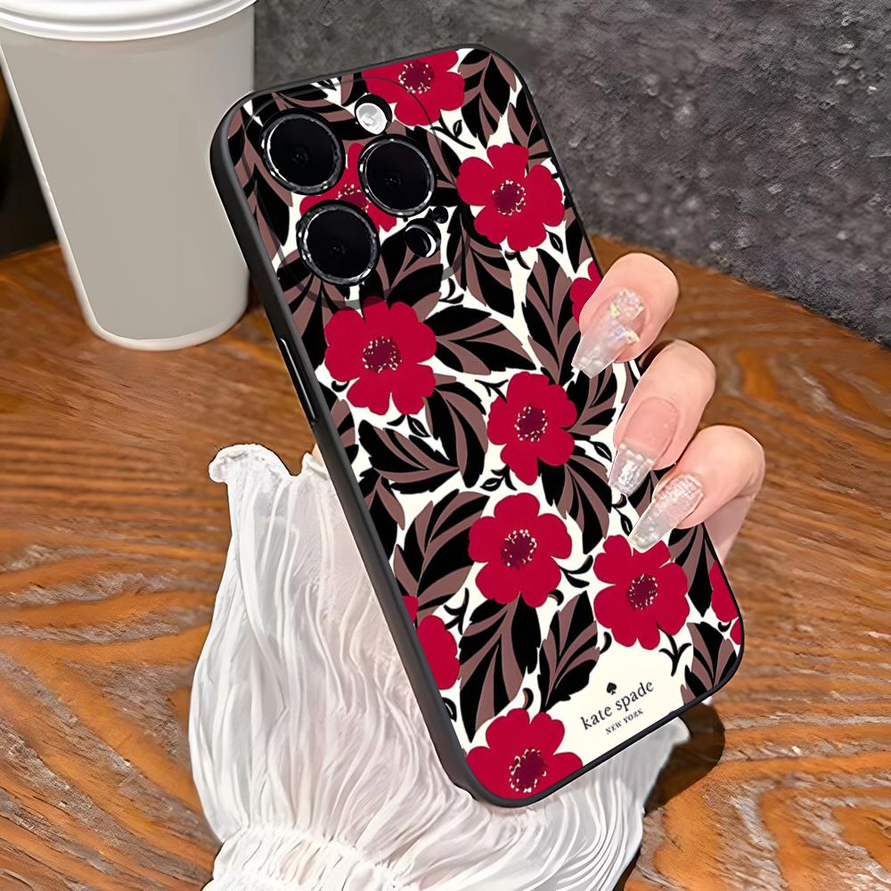 Phone Cases Kate Spade - K-케이트스 S-스페이드 플라워 폰 케이스 아이폰