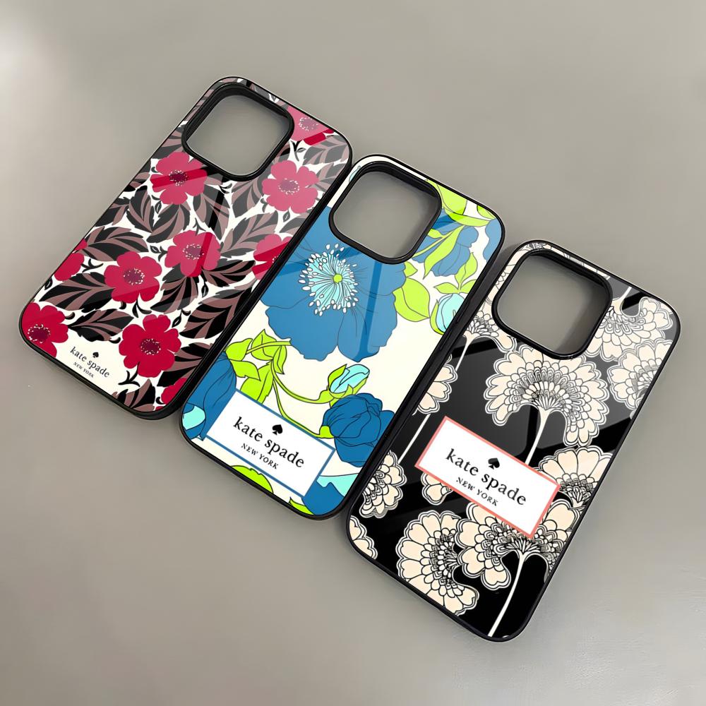 Phone Cases Kate Spade - K-케이트스 S-스페이드 플라워 폰 케이스 (아이폰