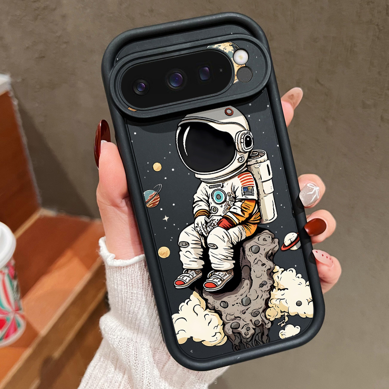 Phone Cases Google Pixel 7 - 만화 우주비행사 프린트 TPU 폰 케이스