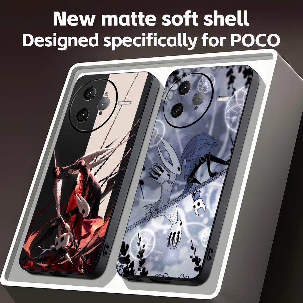 Phone Cases Black - 핫 게임 홀로우 나이트 실크송 샤오미