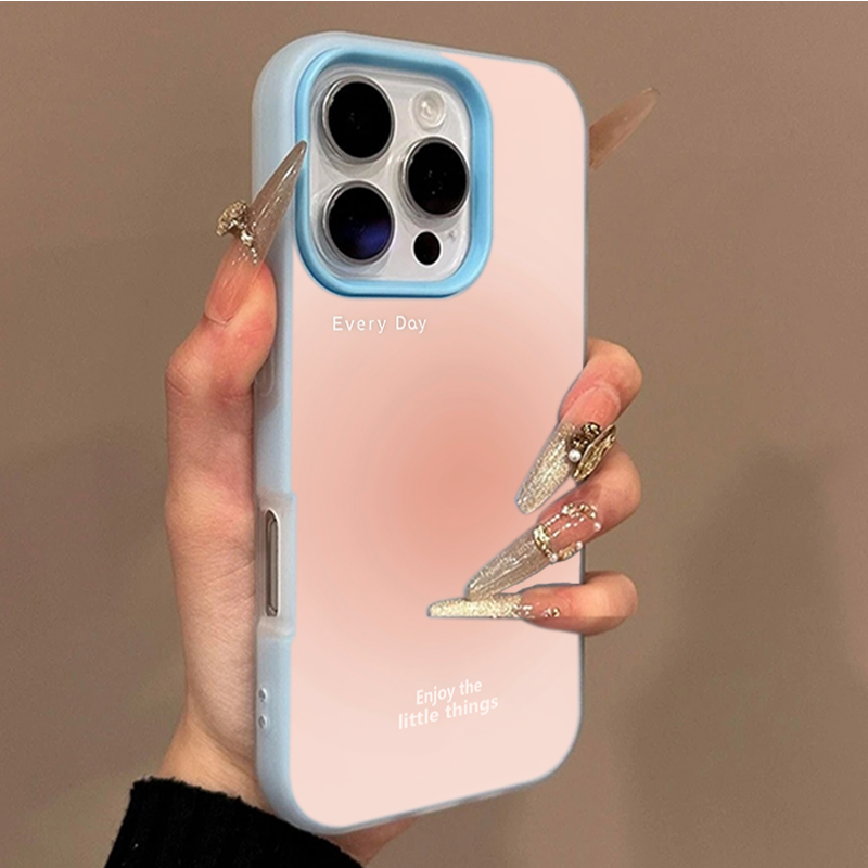 핑크 그라데이션 패턴 폰 케이스 (아이폰 17, 16  - Phone Cases Pink 리뷰 및 가격