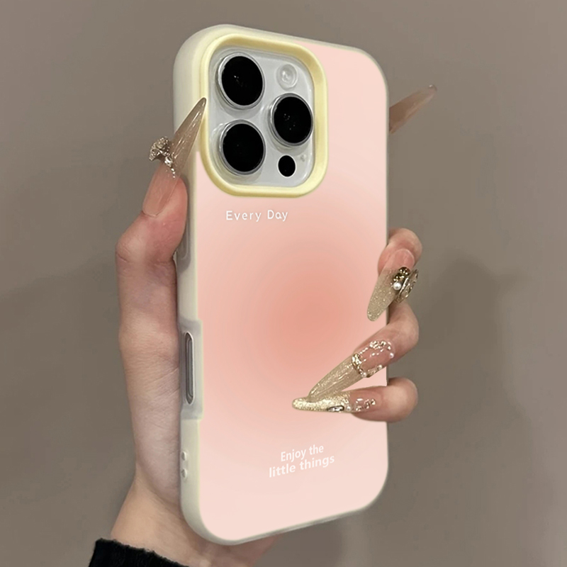 핑크 그라데이션 패턴 폰 케이스 (아이폰 17, 16  - Phone Cases Pink 리뷰 및 가격