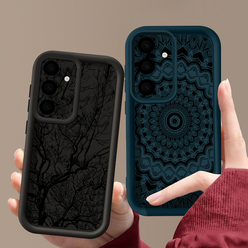 레트로 플라워 토템 패턴 케이스 삼성 갤럭시 A57 A - Phone Cases Galaxy A17 리뷰 및 가격