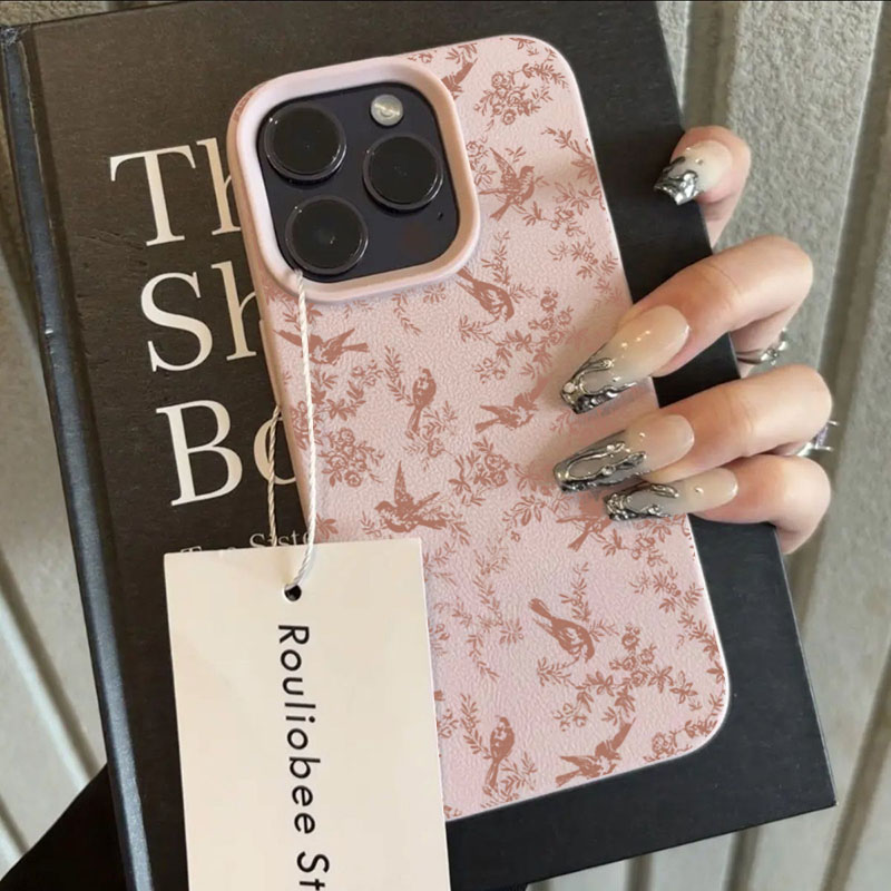 핑크색 작은 꽃 리치 패턴 실리콘 폰 케이스 (아이폰  - Phone Cases Pink 리뷰 및 가격