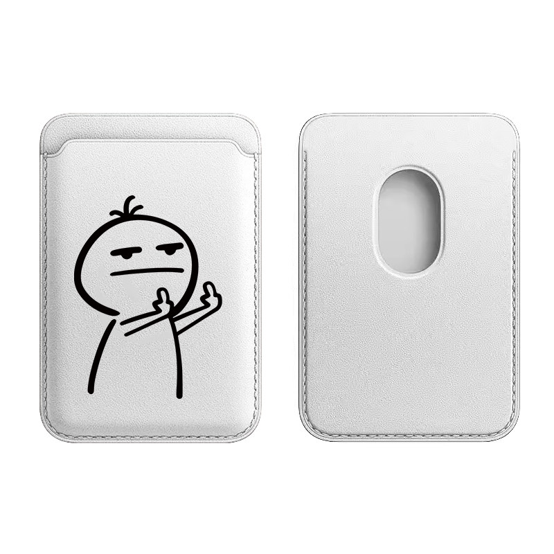 재미있는 만화 캐릭터 라인 그림 카드 홀더 마그네틱 마 - Phone Cases Quirky 리뷰 및 가격