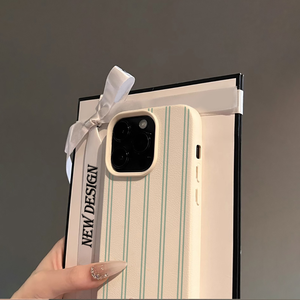 핑크 스트라이프 프린트 여름 폰 케이스 아이폰 16 1 - Phone Cases Pink 리뷰 및 가격