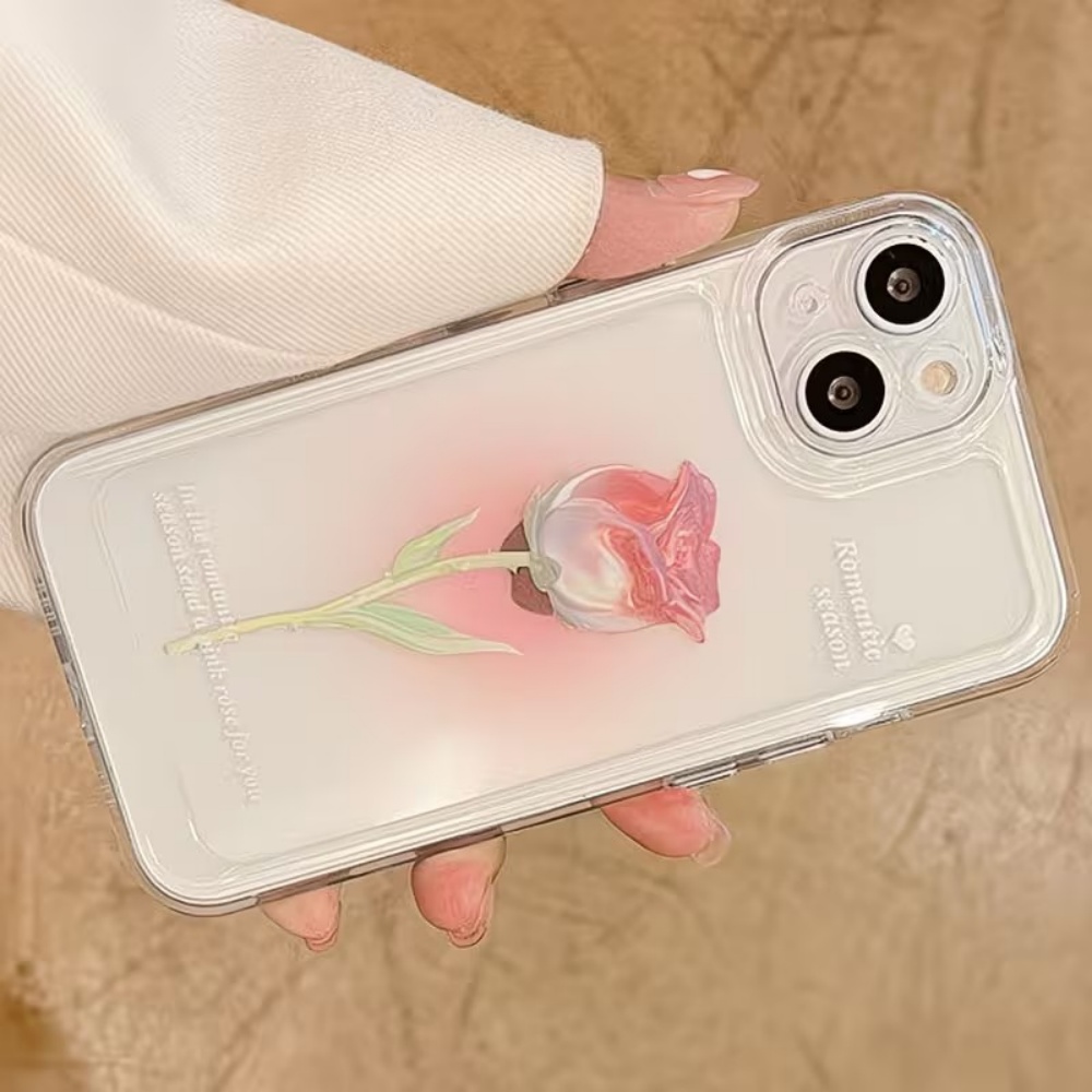 미적 감각의 수채화 장미 투명 폰 케이스 (아이폰 18 - Phone Cases Aesthetic 리뷰 및 가격