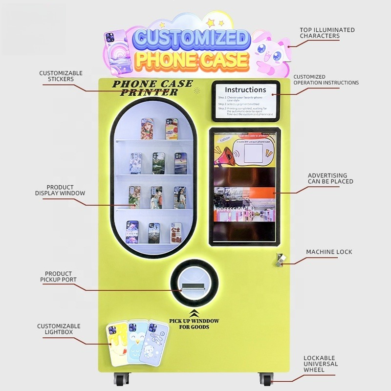 공장 베스트셀러 혁신적인 DIY 휴대폰 케이스 프린팅  - Phone Cases Vending Machine 리뷰 및 가격
