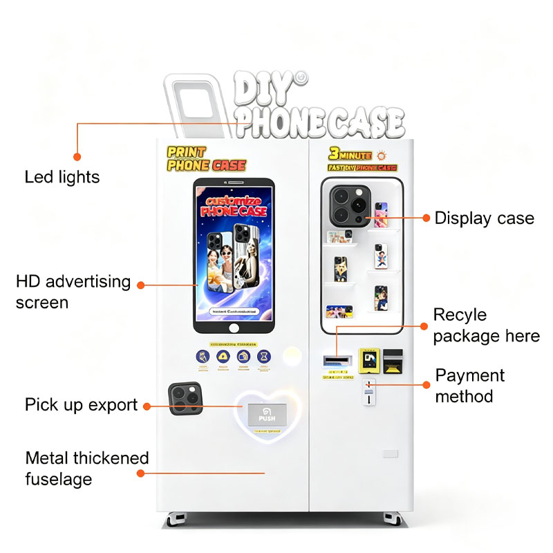 자동 휴대폰 케이스 자판기 맞춤형 케이스 키오스크 터치 - Phone Cases Vending Machine 리뷰 및 가격