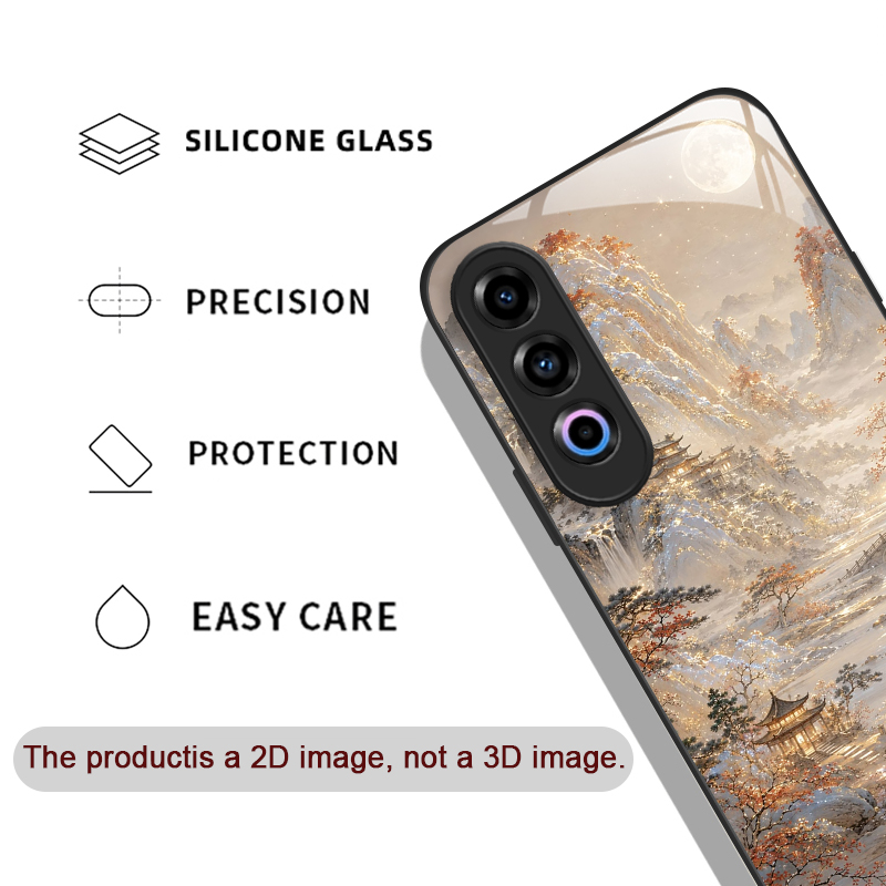 미적 감각의 산악 풍경 패턴 강화유리 폰 케이스 (On - Phone Cases Aesthetic 리뷰 및 가격