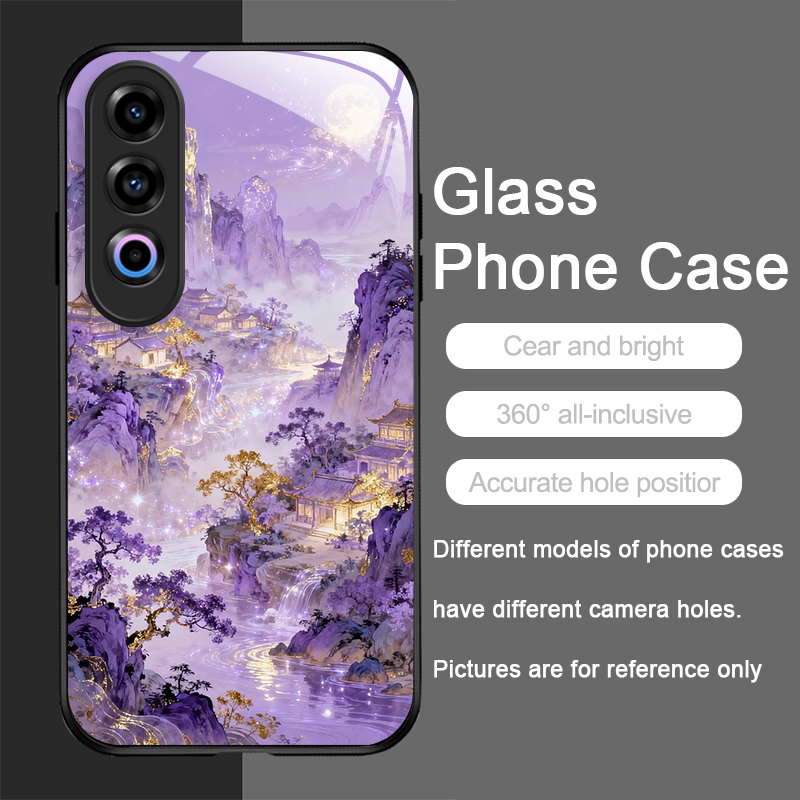 미적 감각의 산악 풍경 패턴 강화유리 폰 케이스 (On - Phone Cases Aesthetic 리뷰 및 가격