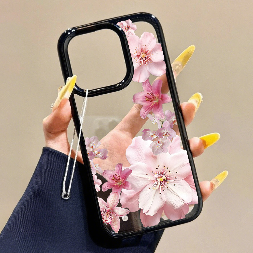 핑크 릴리 꽃 아이폰 16 프로 케이스, 아이폰 15  - Phone Cases Pink 리뷰 및 가격