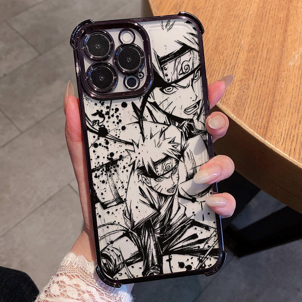 멋진 애니메이션 나루토 도금 폰 케이스 (아이폰 17, - Phone Cases Jujutsu Kaisen 리뷰 및 가격