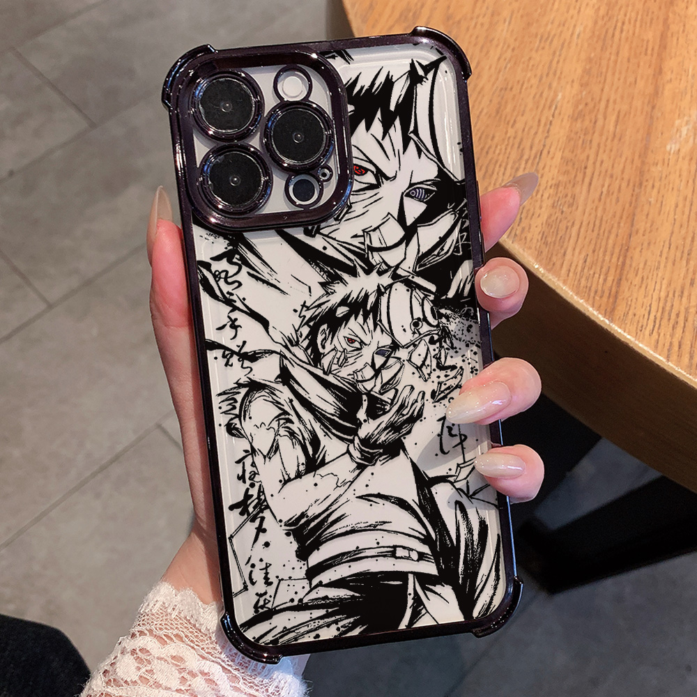 멋진 애니메이션 나루토 도금 폰 케이스 (아이폰 17, - Phone Cases Jujutsu Kaisen 리뷰 및 가격