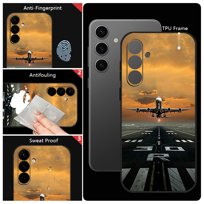 비행기 프린트 폰 케이스 삼성 갤럭시 S26 S25 S - Phone Cases Galaxy A17 리뷰 및 가격
