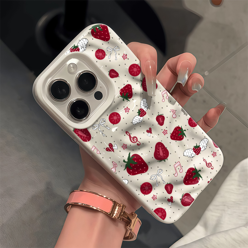 귀여운 3D 주름 케이스 아이폰 17 16 15 14  - Phone Cases Cute Iphone 13 리뷰 및 가격