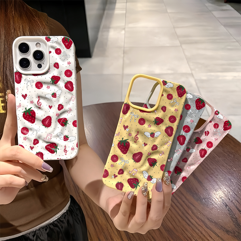 귀여운 3D 주름 케이스 아이폰 17 16 15 14  - Phone Cases Cute Iphone 13 리뷰 및 가격