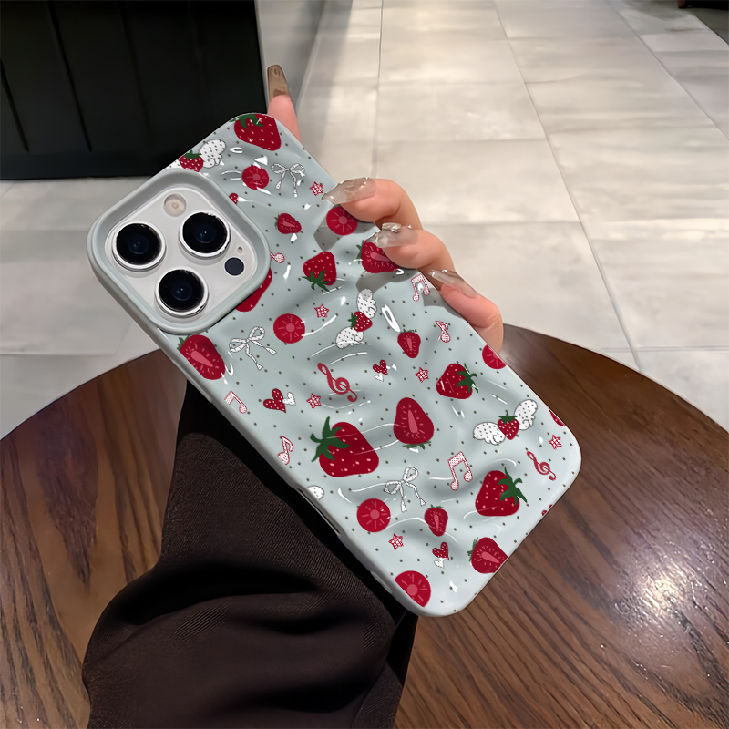 귀여운 3D 주름 케이스 아이폰 17 16 15 14  - Phone Cases Cute Iphone 13 리뷰 및 가격