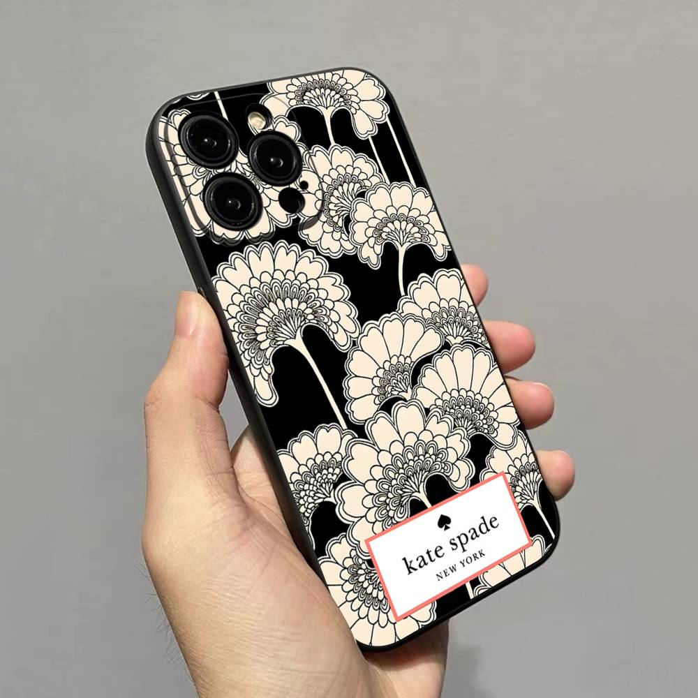 K-Kate S-Spade 블랙 소프트 폰 케이스 아이 - Phone Cases Kate Spade 리뷰 및 가격