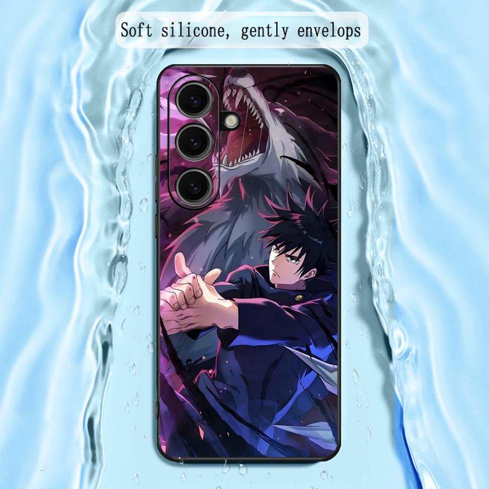 메구미 후시구로 핫 애니메이션 포스터 폰 케이스 삼성  - Phone Cases Black 리뷰 및 가격