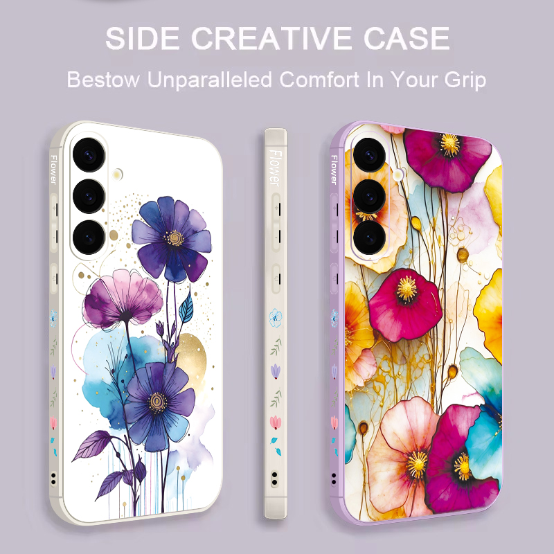 창의적인 꽃무늬 끈 달린 폰 케이스 (삼성 갤럭시 A5 - Phone Cases Galaxy A17 리뷰 및 가격