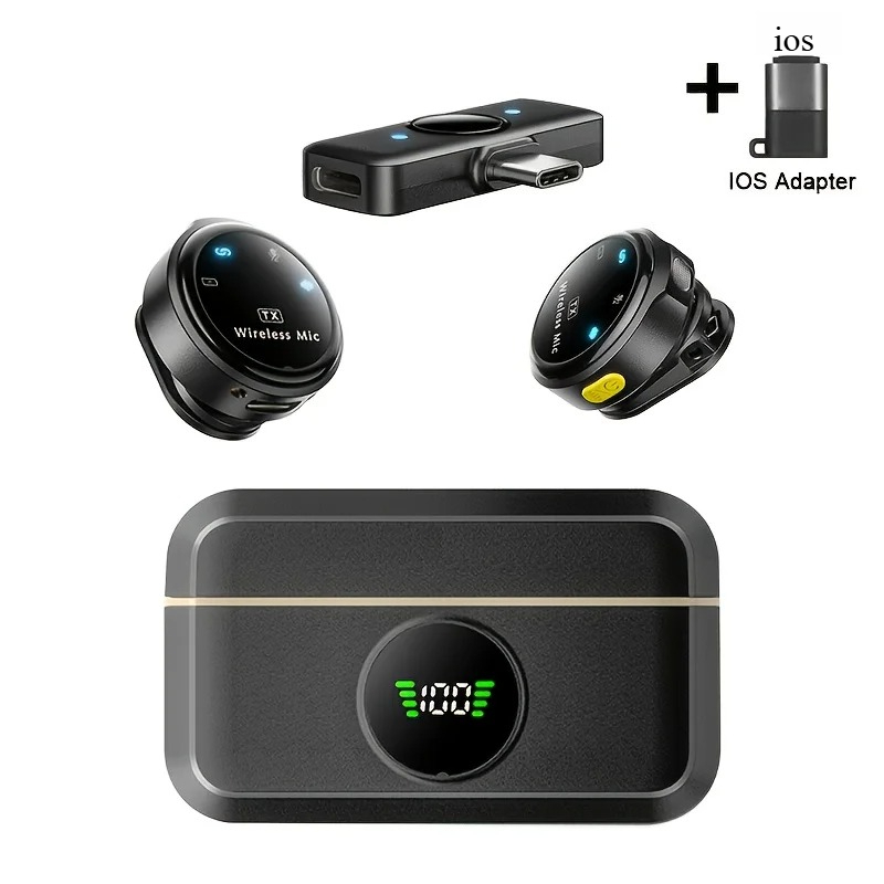 아이폰 및 안드로이드용 무선 라발리에 마이크, USB- - Phone Cases Amazon 리뷰 및 가격