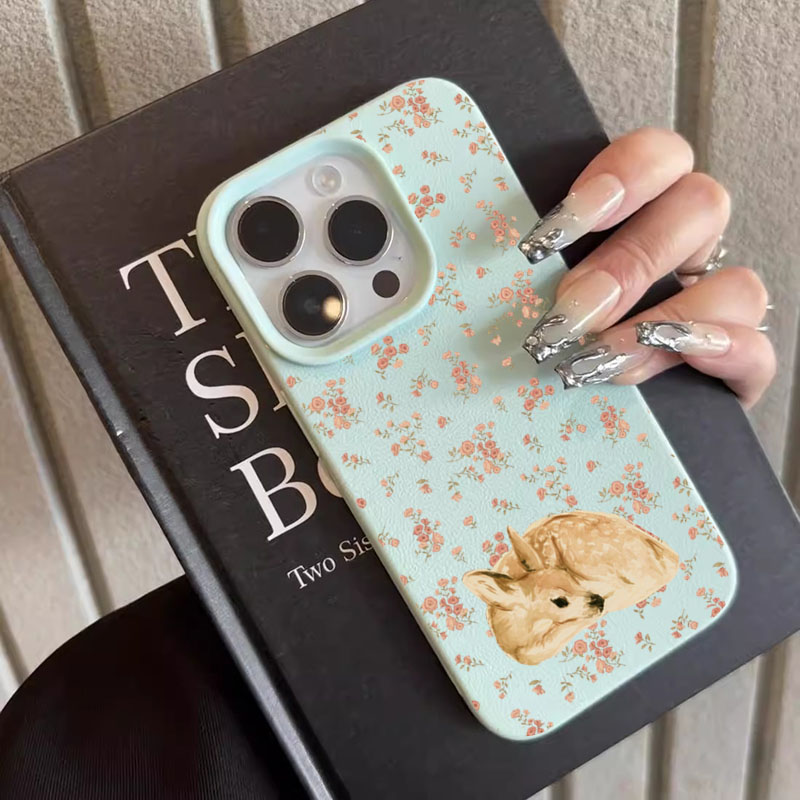 귀여운 사슴과 꽃무늬 디자인의 리치 폰 케이스 (아이폰 - Phone Cases Cute Iphone 13 리뷰 및 가격