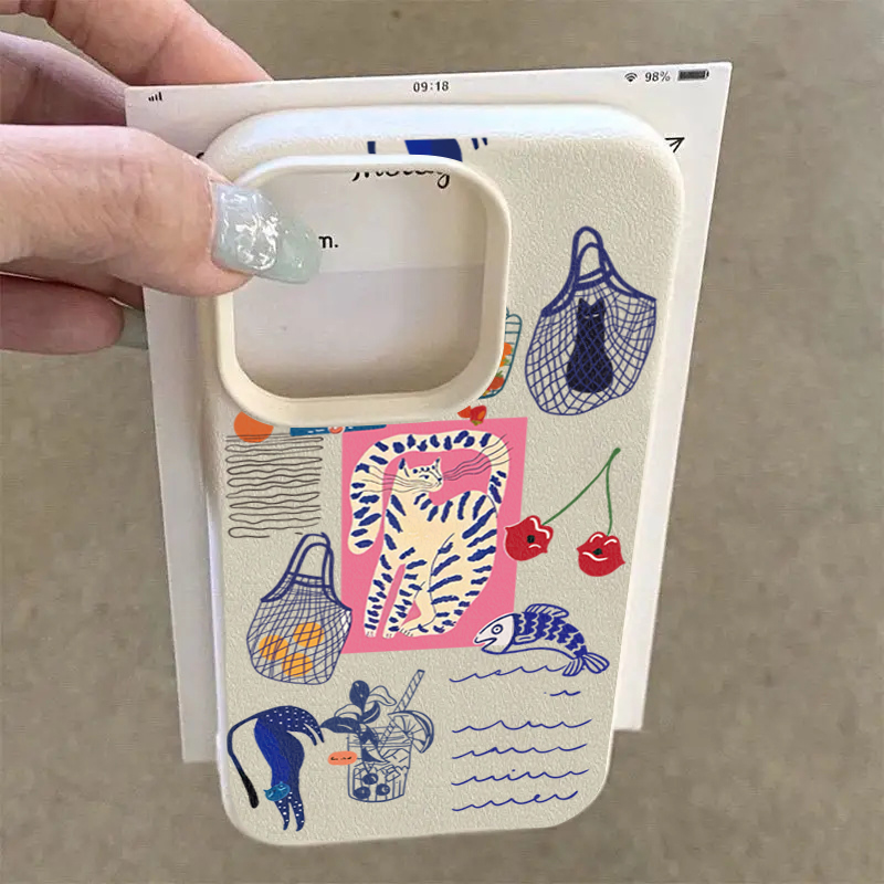 귀여운 체리 고양이 프린트 아이폰 17 에어 XR XS - Phone Cases Cute Iphone 13 리뷰 및 가격