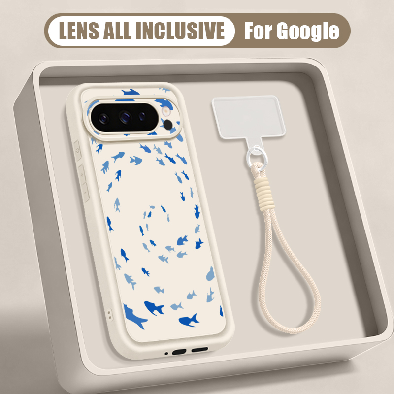 혹등고래 프린트 손목 스트랩 끈 케이스 (구글 픽셀  - Phone Cases Google Pixel 7 리뷰 및 가격