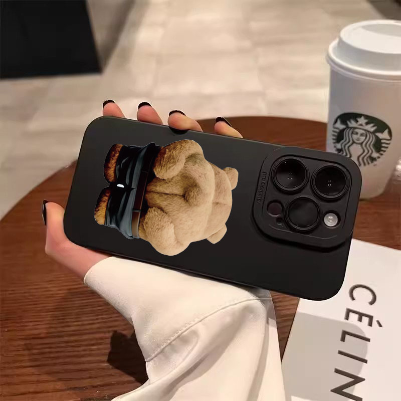 재미있고 멋진 곰 실리콘 폰 케이스 아이폰 16 15  - Phone Cases Quirky 리뷰 및 가격