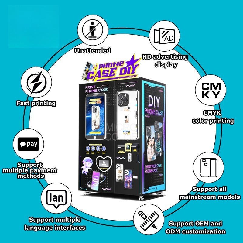신제품 휴대폰 케이스 프린터, 셀 커버 맞춤 제작 자동 - Phone Cases Vending Machine 리뷰 및 가격