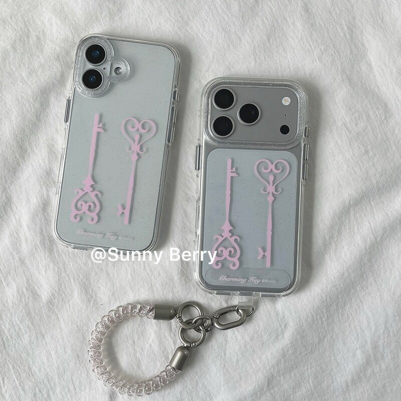 한국 인스 Y2K 핑크 키즈 샤이닝 폰 케이스 아이폰  - Phone Cases Pink 리뷰 및 가격