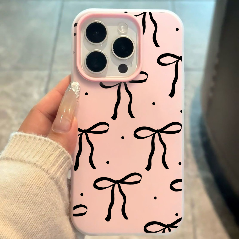 INS 빅 블랙 보우 패턴 실리콘 폰 케이스 샤오미 1 - Phone Cases Xiaomi 14T 리뷰 및 가격