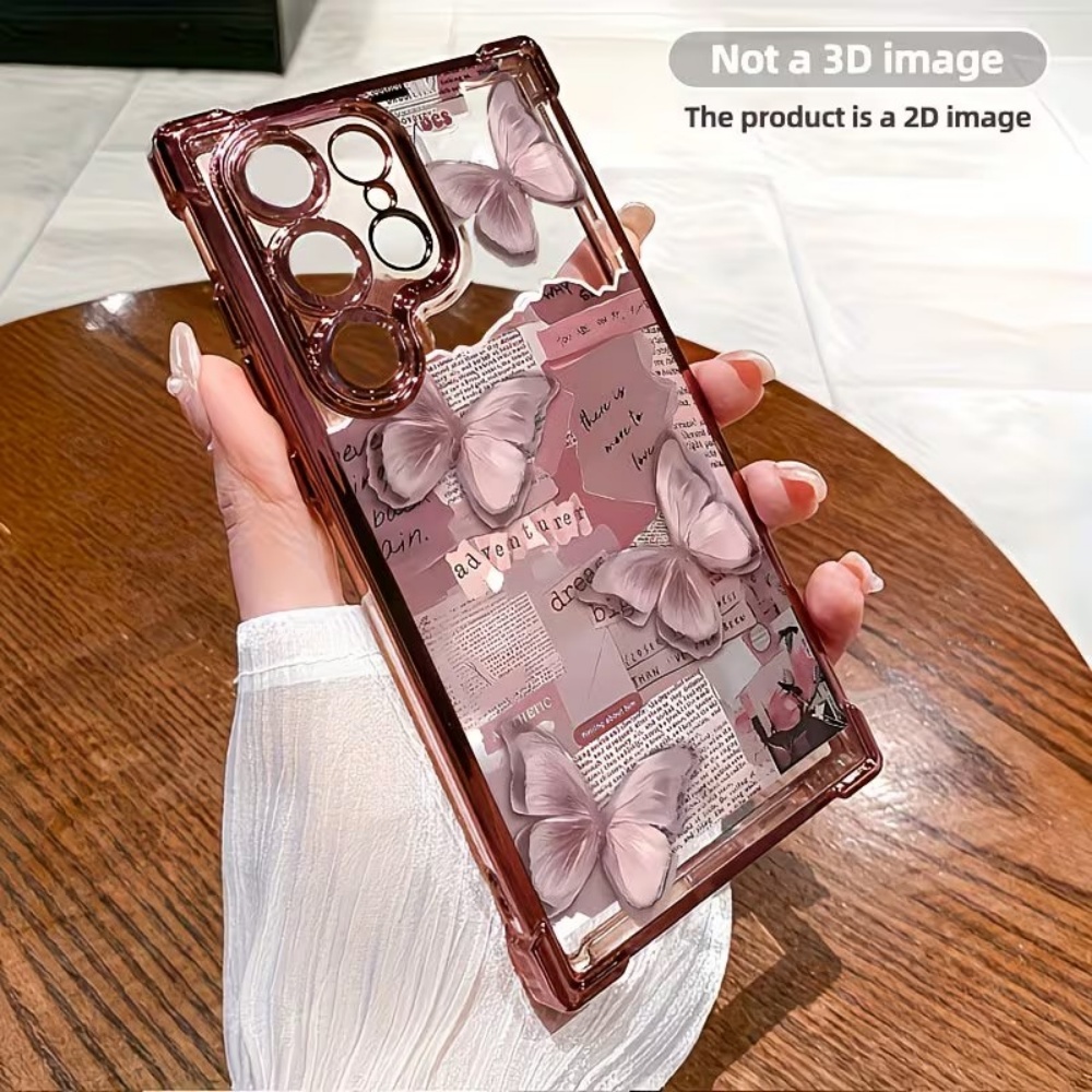 인스 감성 나비 신문 프린트 폰 케이스 삼성 S26 S - Phone Cases Aesthetic 리뷰 및 가격