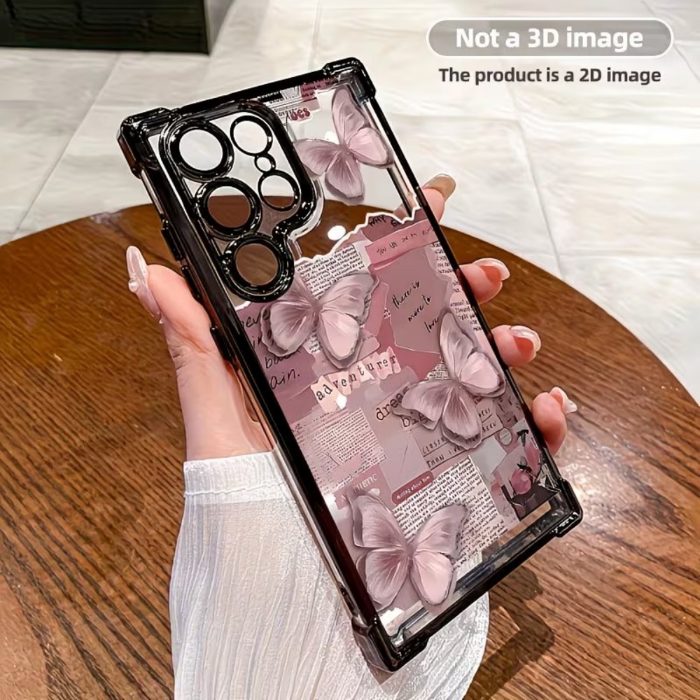 인스 감성 나비 신문 프린트 폰 케이스 삼성 S26 S - Phone Cases Aesthetic 리뷰 및 가격