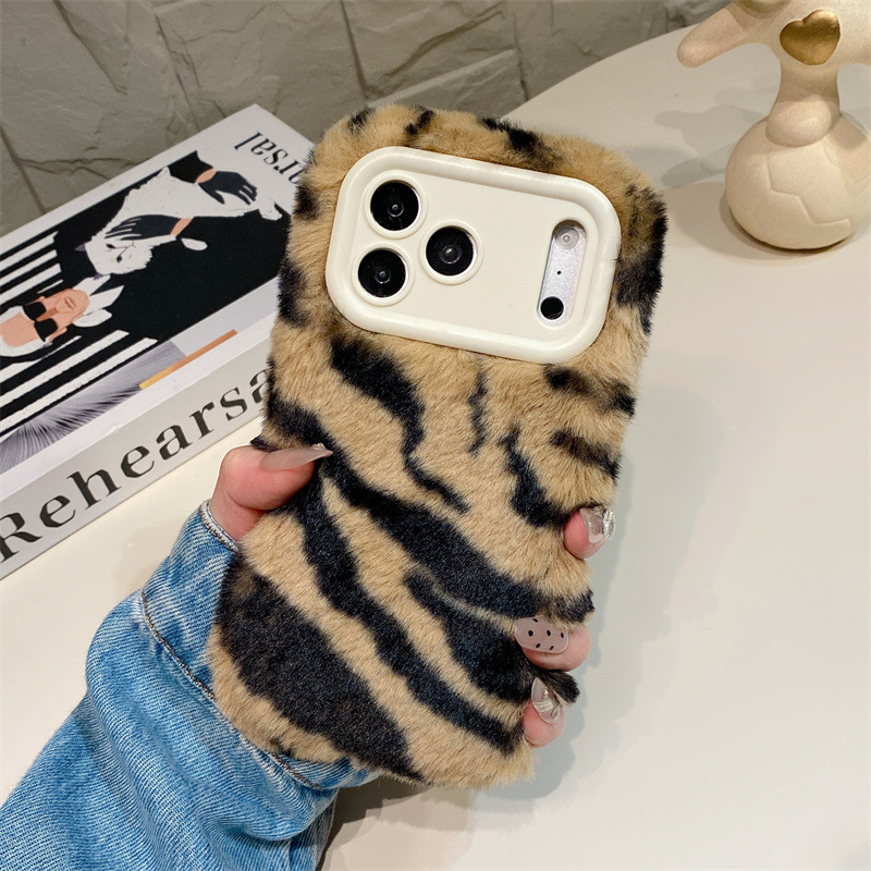럭셔리 지브라 패턴 플러시 폰 케이스 (아이폰 17 에 - Phone Cases For Iphone 12 Pro Max 리뷰 및 가격
