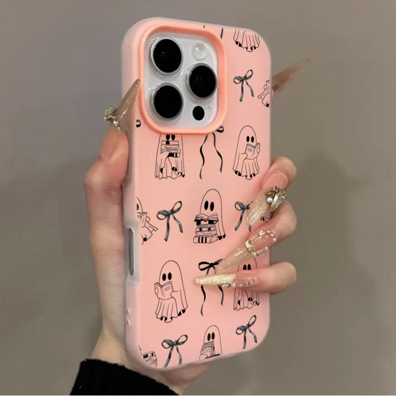 귀여운 할로윈 책 모양 유령 리본 폰 케이스 (아이폰  - Phone Cases Cute Iphone 13 리뷰 및 가격