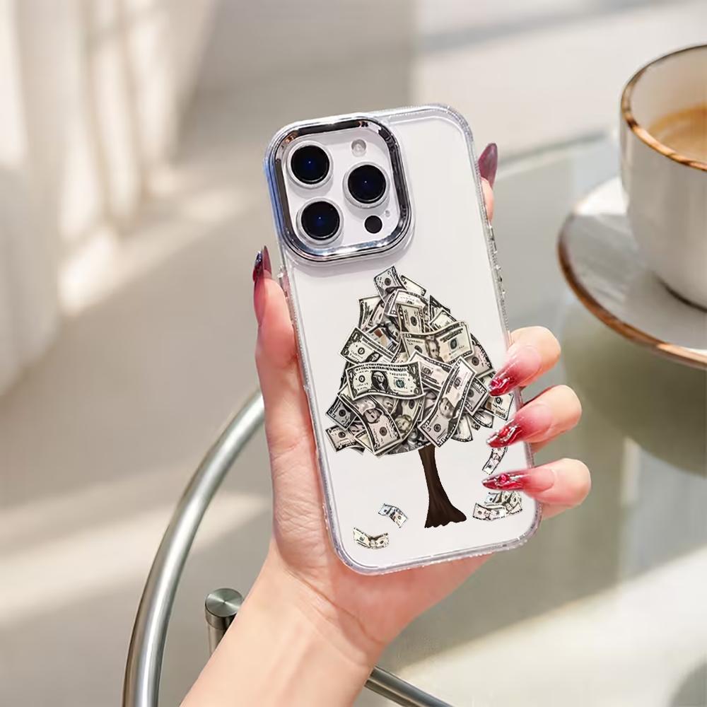 창의적인 디자인의 돈나무 모양, 달러 지폐 패턴 투명  - Phone Cases Dollar Tree 리뷰 및 가격