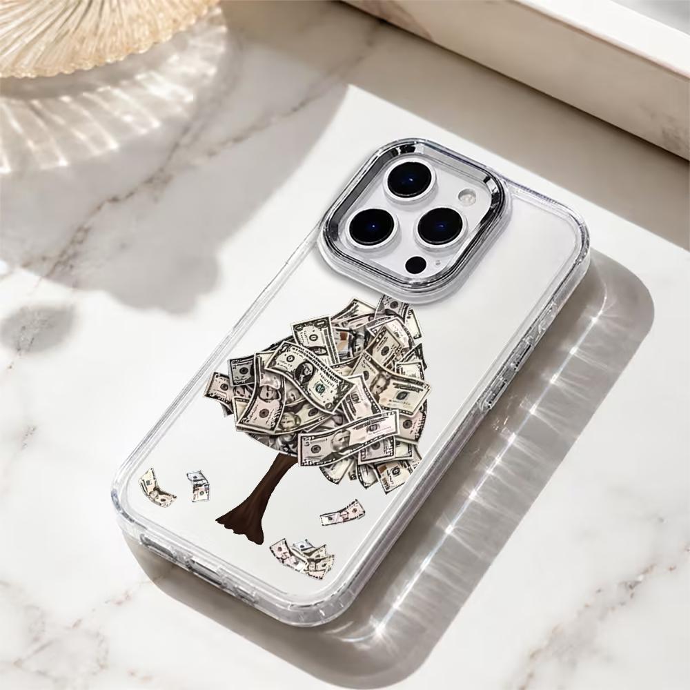 창의적인 디자인의 돈나무 모양, 달러 지폐 패턴 투명  - Phone Cases Dollar Tree 리뷰 및 가격